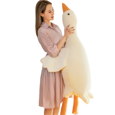 Almohada Ganso Blanco | Suave y Acogedor - Juguete de Peluche